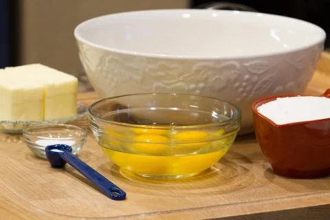 Baking a Cake Stock Photos