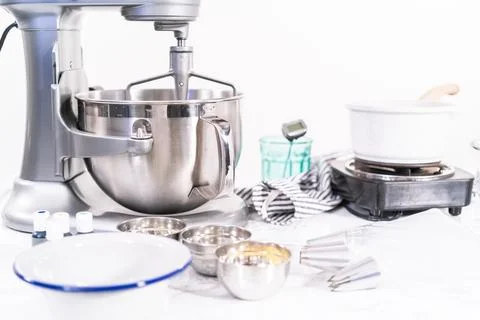 Baking a cake Stock Photos