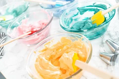 Baking a cake Stock Photos