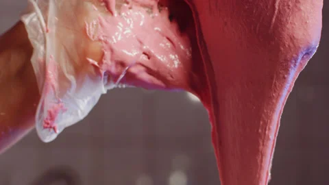 Baking a cake, preparing cookies. Stock Footage 149123410