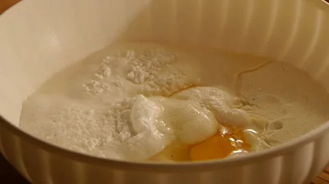 Baking cakes, mixing dough Stock Footage 41832231