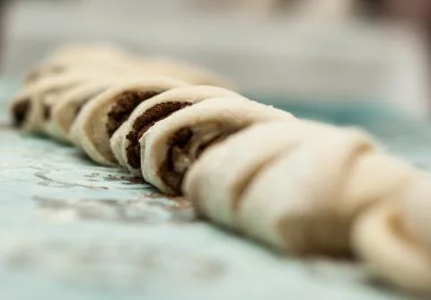 Baking cakes with your hands Stock Photos
