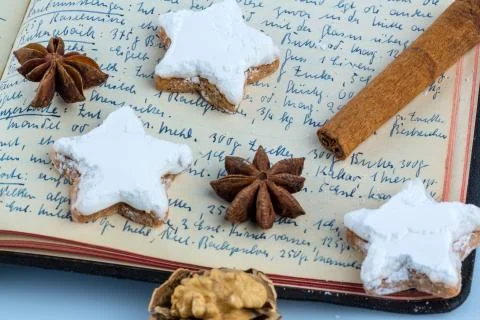 Baking for christmas Stock Photos