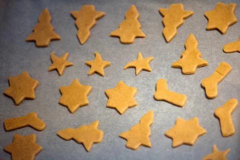Baking cookies at home Stock Photos