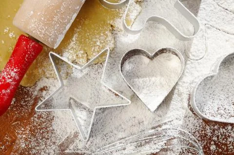 Baking cookies Foto stock