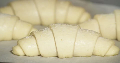 Baking Croissant Stock Footage 135651090