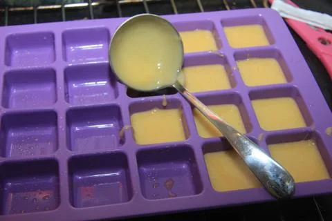 Baking cupcakes Foto stock