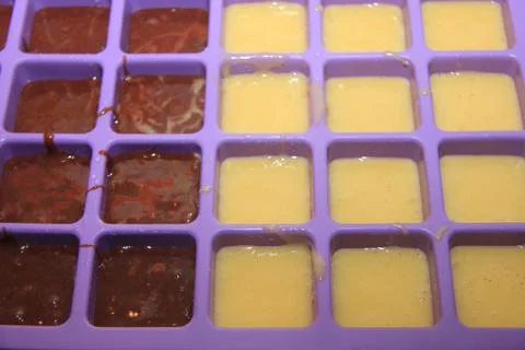 Baking cupcakes 스톡 사진