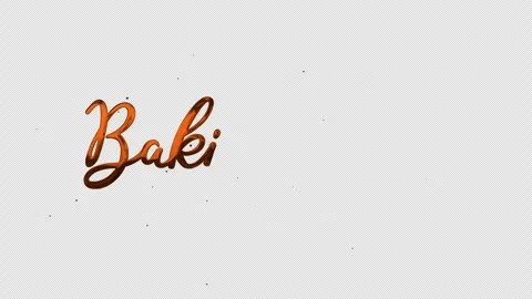 Baking Day Handwriting Animation Mocha 4K Transparent Background Stock-Footage 342756802