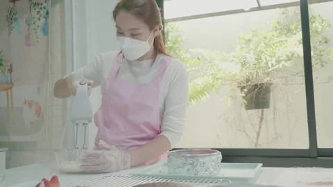 Baking Delights in a Cozy Kitchen 스톡 동영상 342281567