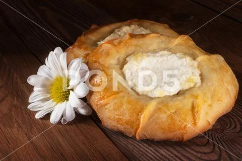 Baking with different fillings. Stock Photos