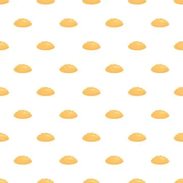 Baking dough pattern seamless kitchen food design Stock Illustration