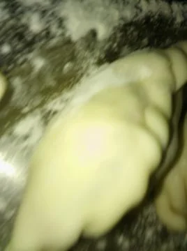 Baking dough photo with different elements Foto stock