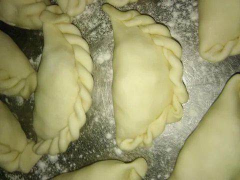 Baking dough photo with different elements Foto stock