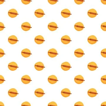 Baking dough with rolling pin seamless pattern Stock Illustration