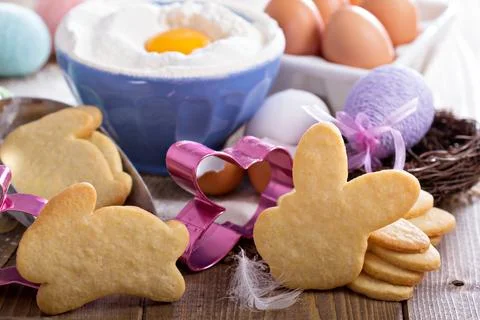 Baking for Easter Stock Photos