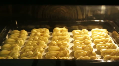 Baking eclairs timelapse Stock Footage 43863792