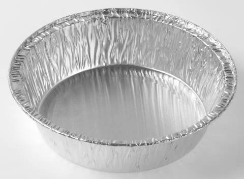 Baking foil plate Stock Photos
