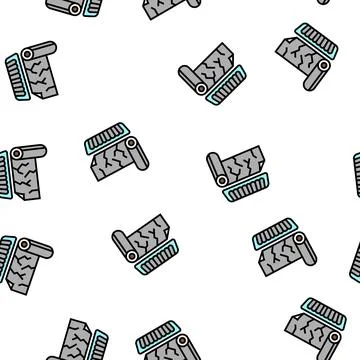 Baking foil vector seamless pattern Illustrazione stock