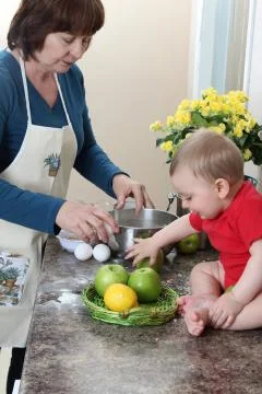 Baking fun Stock Photos