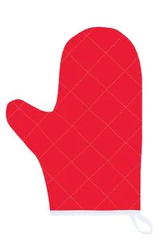 Baking Gloves Red Stock Illustration