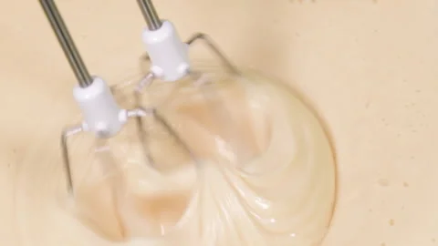 Baking at home concept. Overhead slow motion shot Stock Footage 150646426