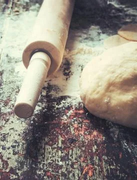Baking at home, Various baking stuff Foto stock