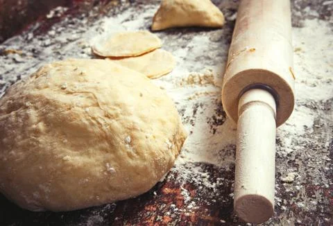 Baking at home, Various baking stuff Stock Photos