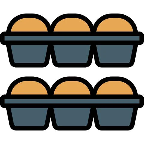Baking icon, Bakery and baking related vector Stock Illustration