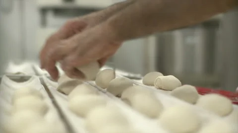 Baking industry. Loaf of bread. Stock Footage 63161864