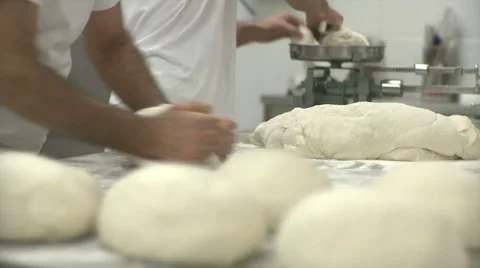 Baking industry. Loaf of bread. Stock Footage 63162066