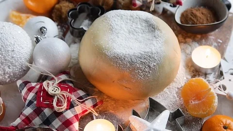 Baking ingredients. Stock Footage 119280656