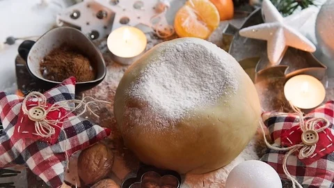 Baking ingredients. Stock Footage 119323860