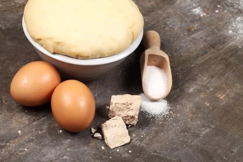 Baking ingredients Stock Photos