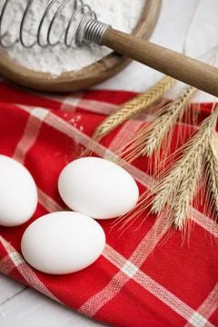 Baking ingredients Stock Photos