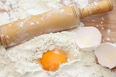 Baking ingredients Stock Photos