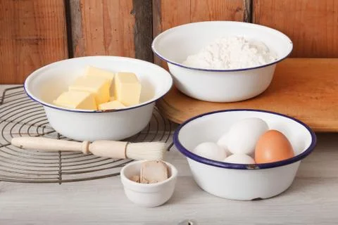 Baking ingredients Foto stock