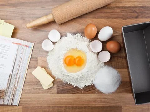 Baking ingredients Fotos de archivo