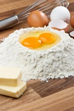 Baking ingredients Fotos de archivo