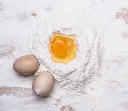 Baking ingredients Stock Photos