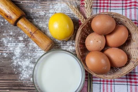 Baking ingredients Foto stock