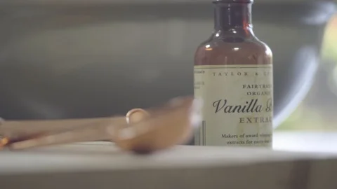 Baking ingredients still life Stock Footage 95842553