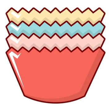 Baking molds icon, cartoon style Stockillustratie