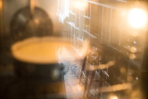 Baking into the oven Stock Photos