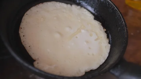 Baking pancakes to carnival. Stock Footage 102460369