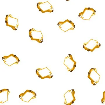 Baking parchment isometric icon seamless pattern Stock Illustration