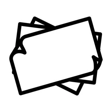 Baking parchment line icon vector illustration Stock Illustration