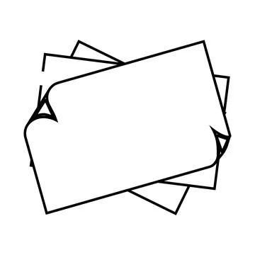 Baking parchment line icon vector illustration Stock Illustration