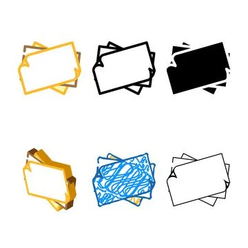 Baking parchment variants color icon vector イラスト素材