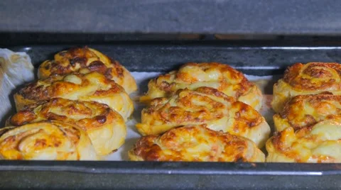 Baking pastry in action Stock Footage 51223315